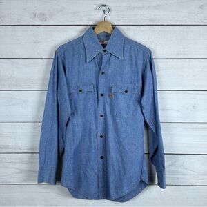 Vintage 1970s Levi’s Orange Tab Big E Shirt Medium